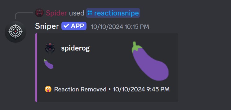 Reaction Snipes