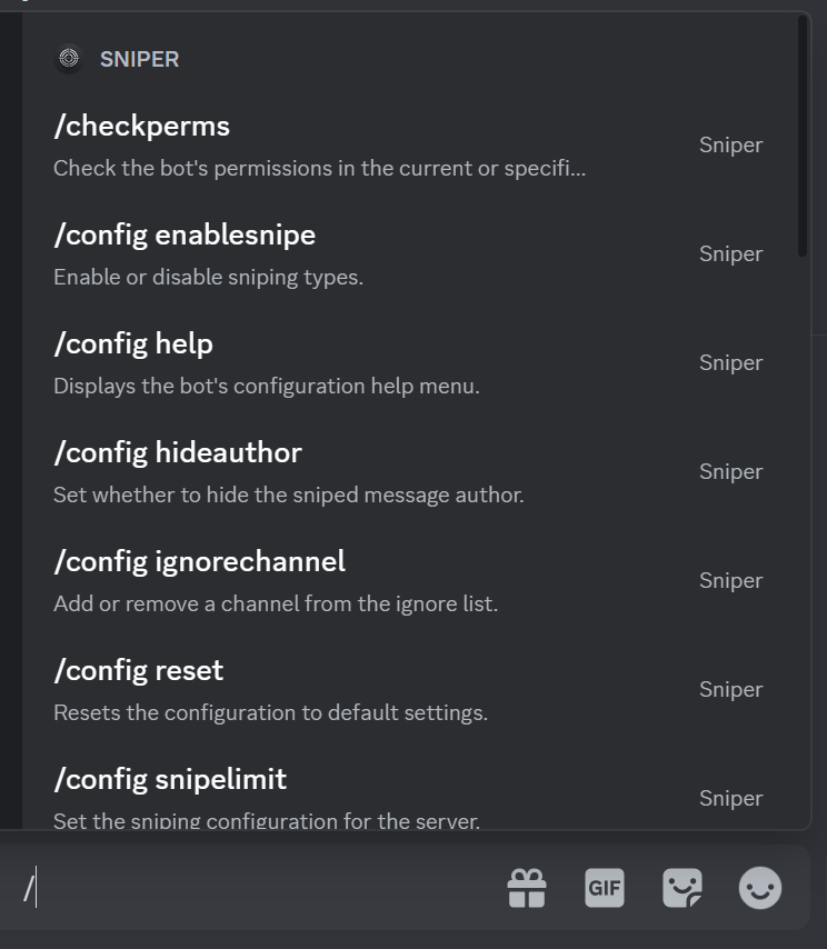 Slash Commands